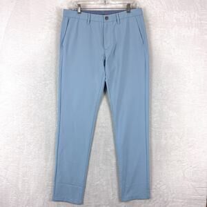 Bonobos Pants Mens 31x32 (33x32) Blue Performance Link Slim Taper Golf Preppy